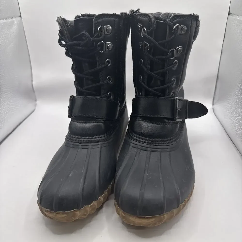 Size 7W - Women’s Portland Boot Company - Rubber Boots - Black
